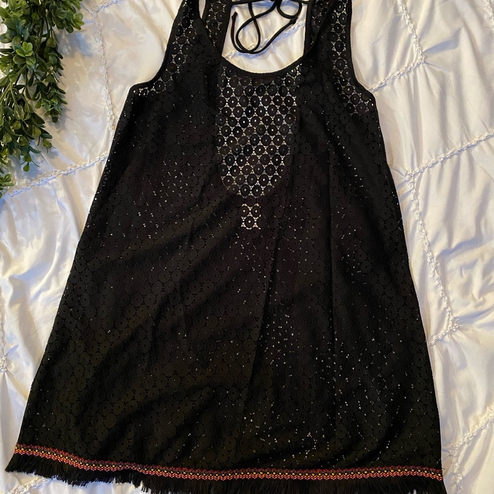 Black swimsuit coverup NWOT